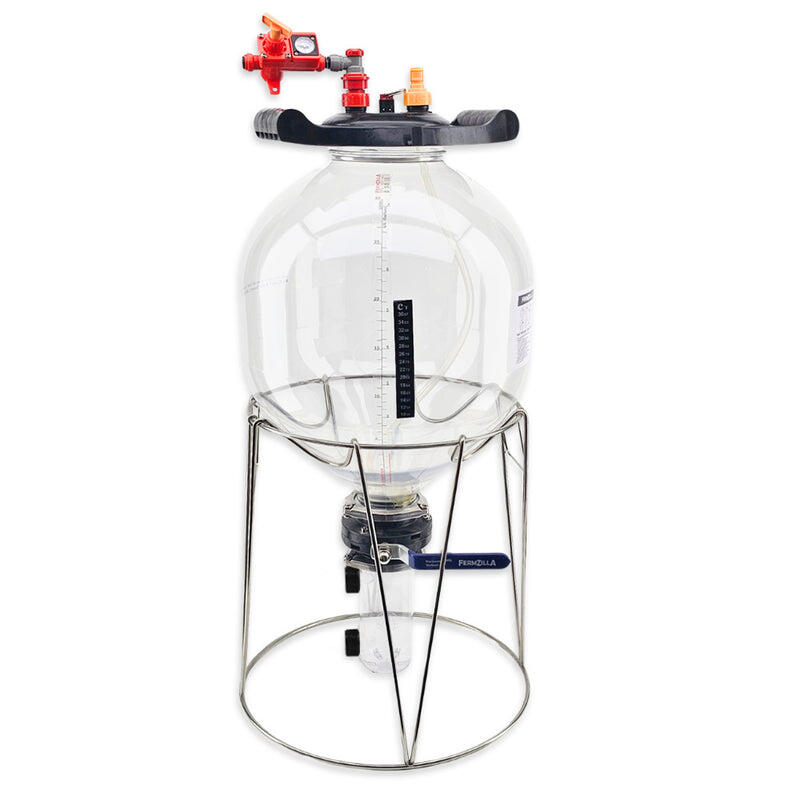 FermZilla 27L Tri-conical EasyGrip Start -  Nytt lokk med flere funksjoner