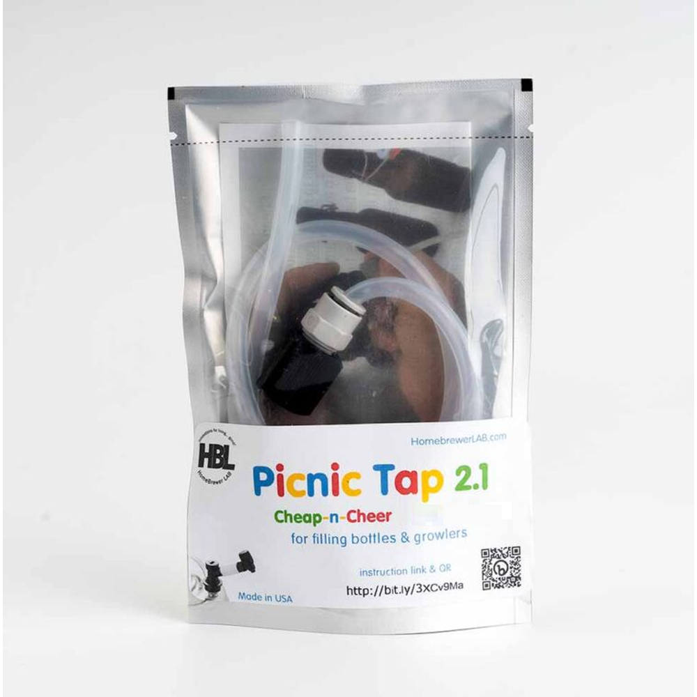 Picnic Tap Cheap-n-Cheer med Tap Head Flaskefyller til Picnic Tap