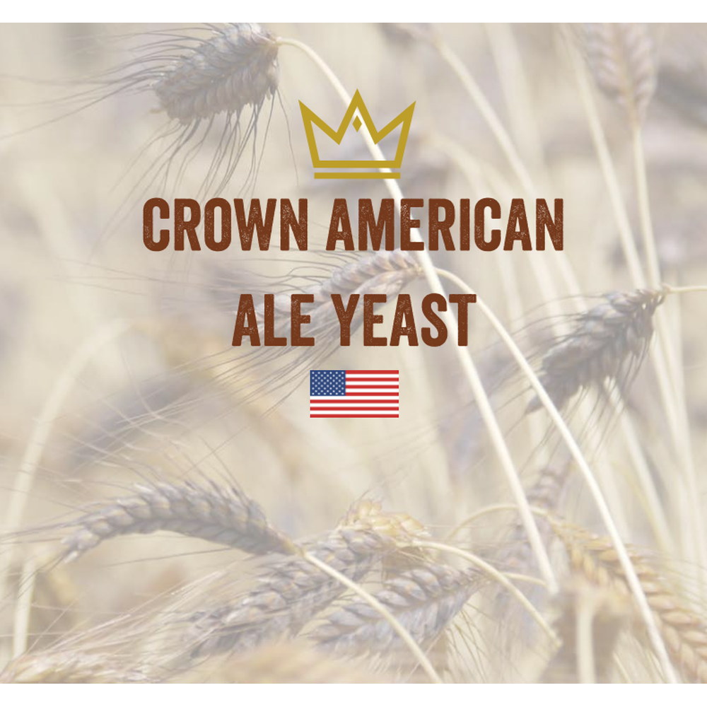 Crown American Ale Yeast, 11,5g Tørrgjær til Ales - alternativ til US05