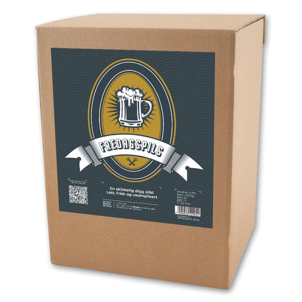 Fredagspils allgrain ølsett Allgrain ølsett 20 liter