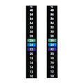 Selvklebende LCD-termometer 10-40 °C Temperatur klistremerke 10-40 °C