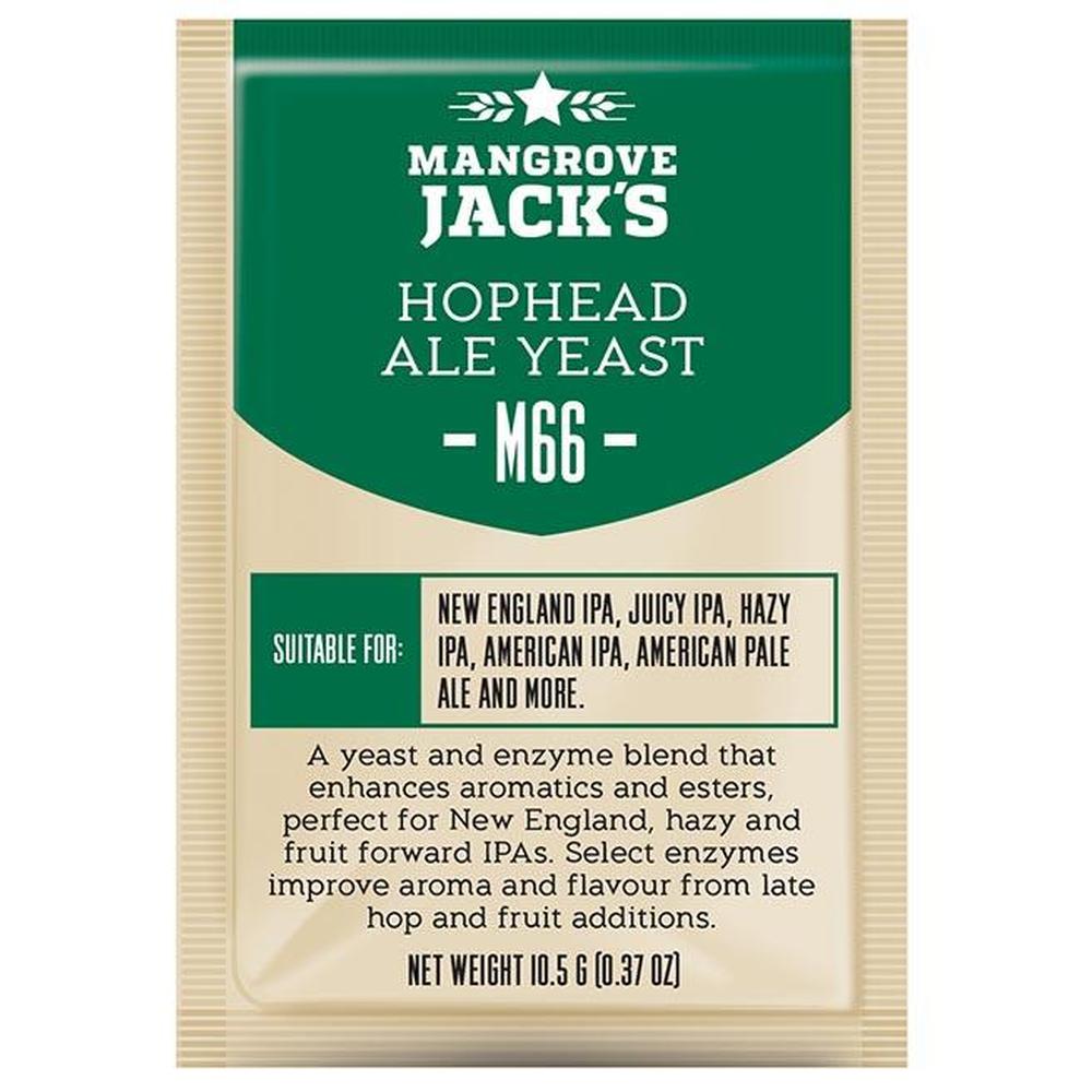 M66 Hophead Ale Yeast 10g Mangrove Jack's Tørrgjær til øl