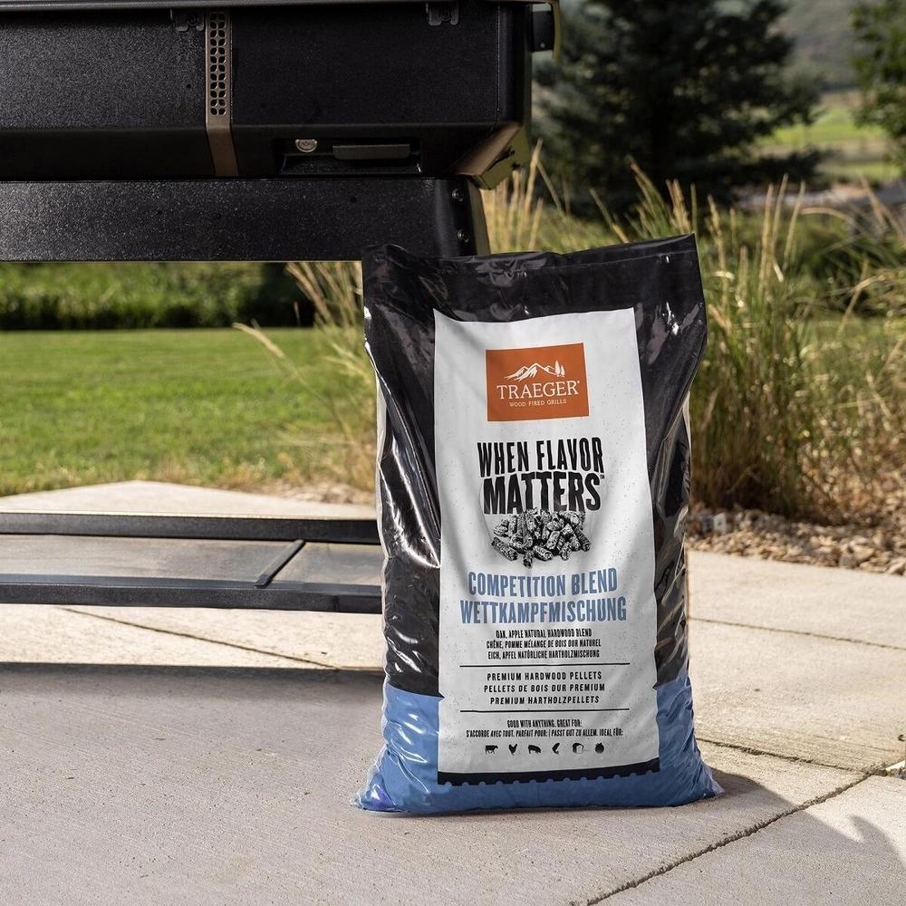 Traeger Competition Blend grillpellets 9 Allsidig røyksmak til kjøtt og grønnsake