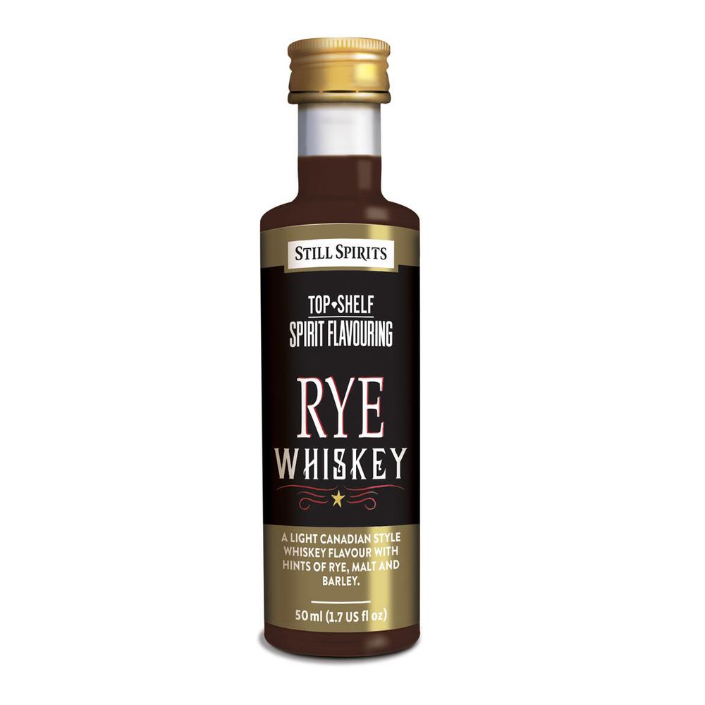 SS Top Shelf Rye Whiskey Lett whiskeyessens med rug og malt
