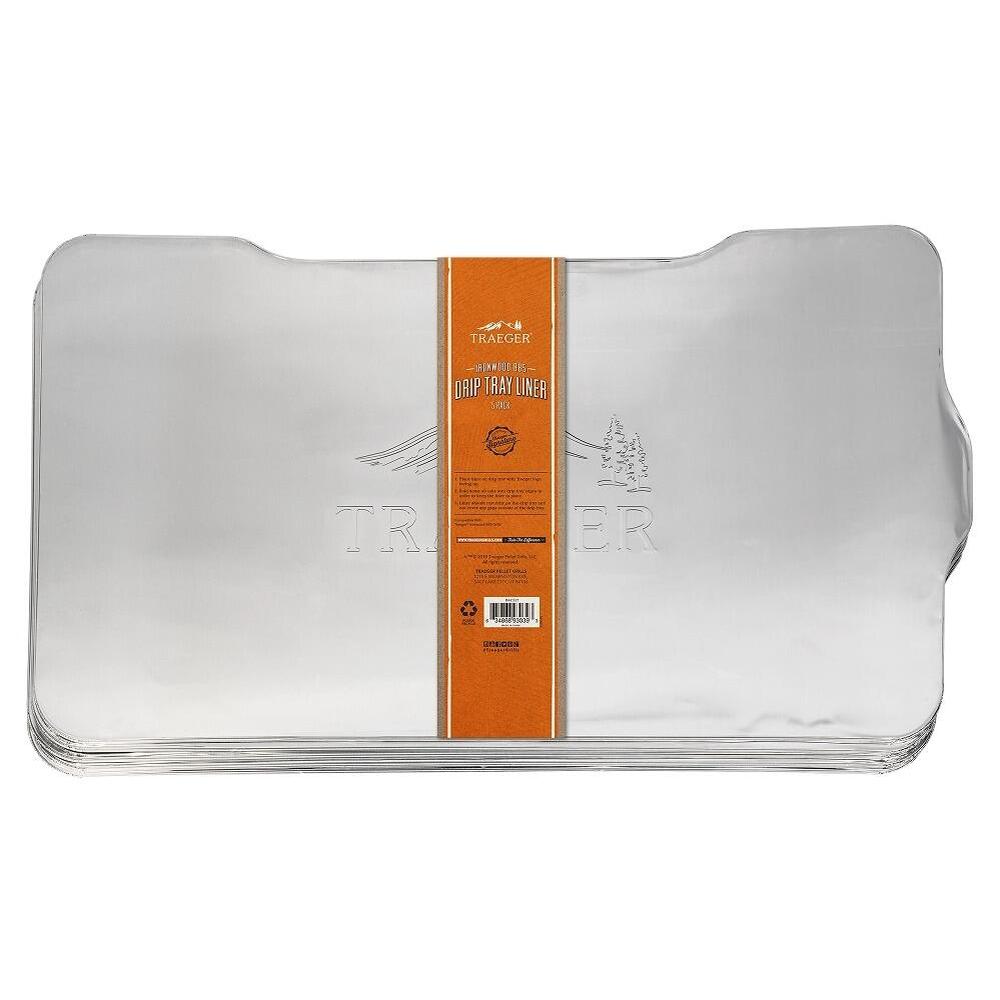 Traeger Drip Tray Liner Ironwood 885 5pk Engangsinnlegg for enkel rengjøring