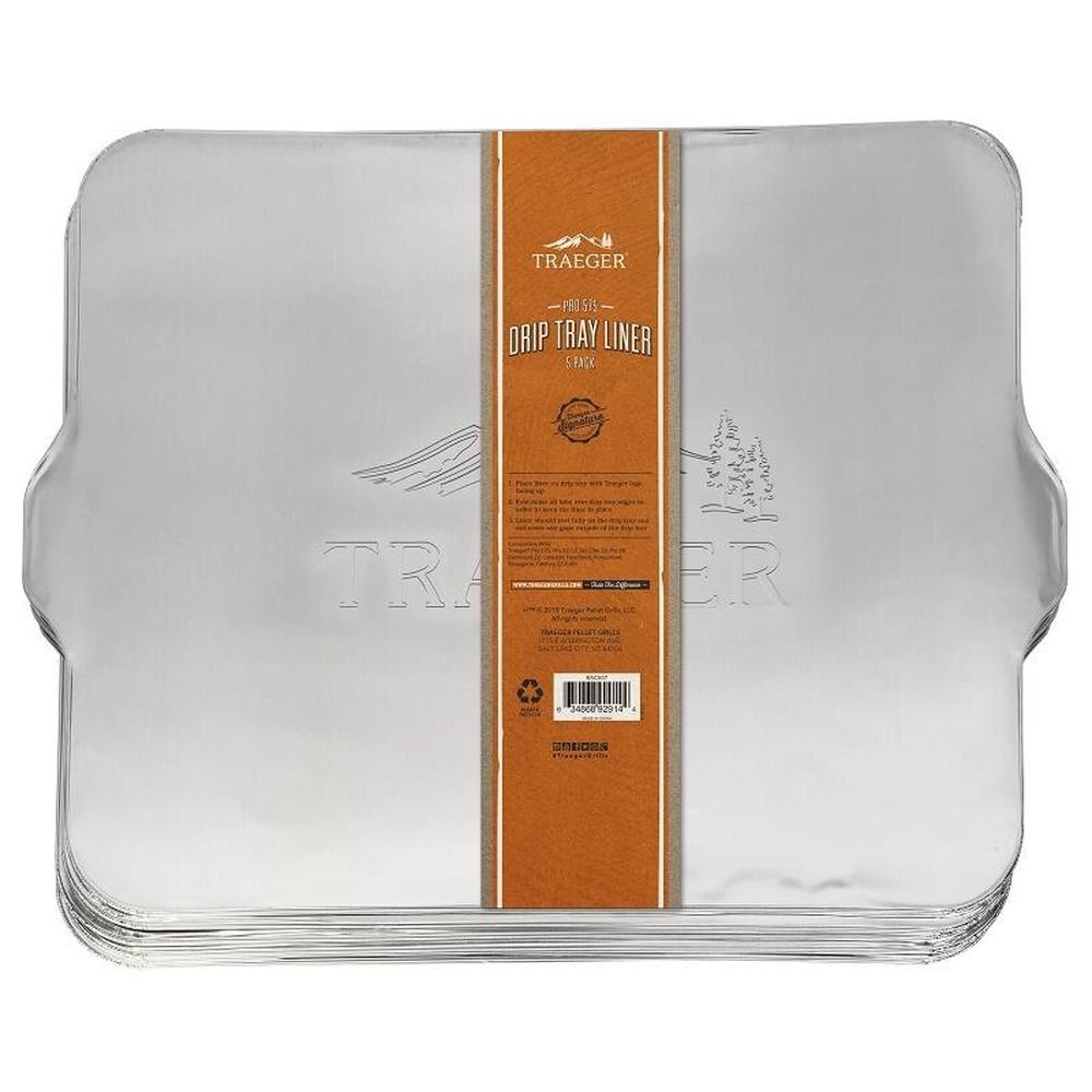 Traeger Drip Tray Liner Pro 575 5pk Engangsinnlegg for enkel rengjøring
