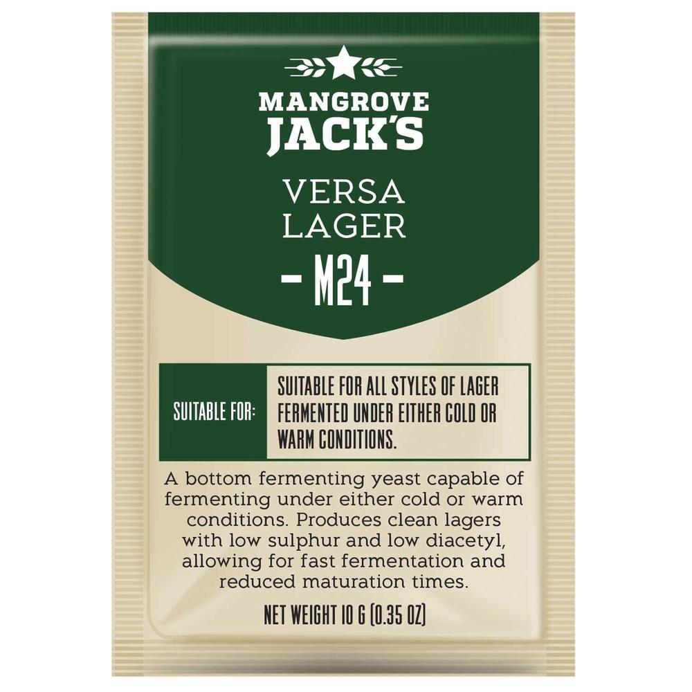 M24 Versa Lager 10g Tørrgjær til øl 10g Mangrove Jack's