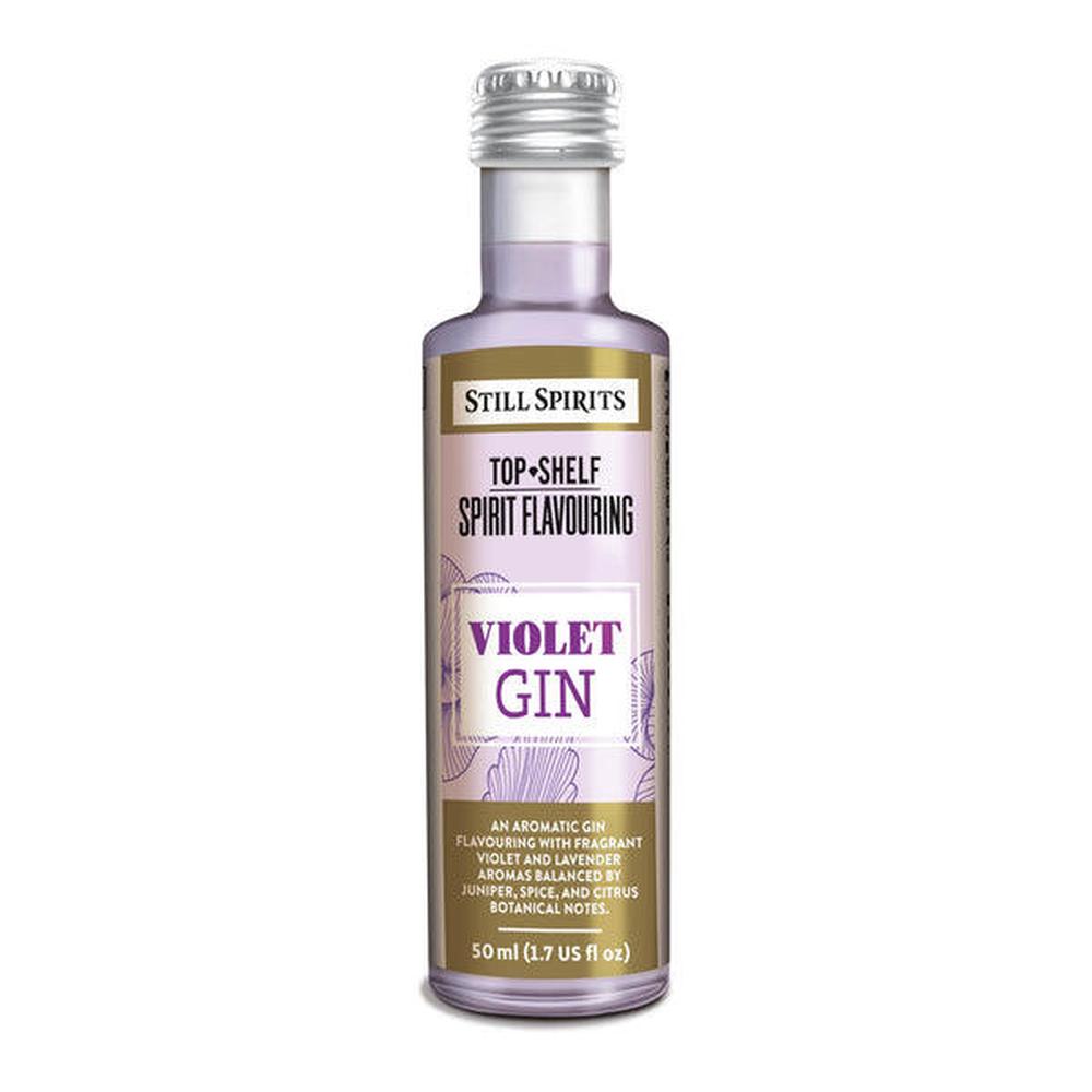 SS Top Shelf Violet Gin Lavendel og fiol med sitruspreg