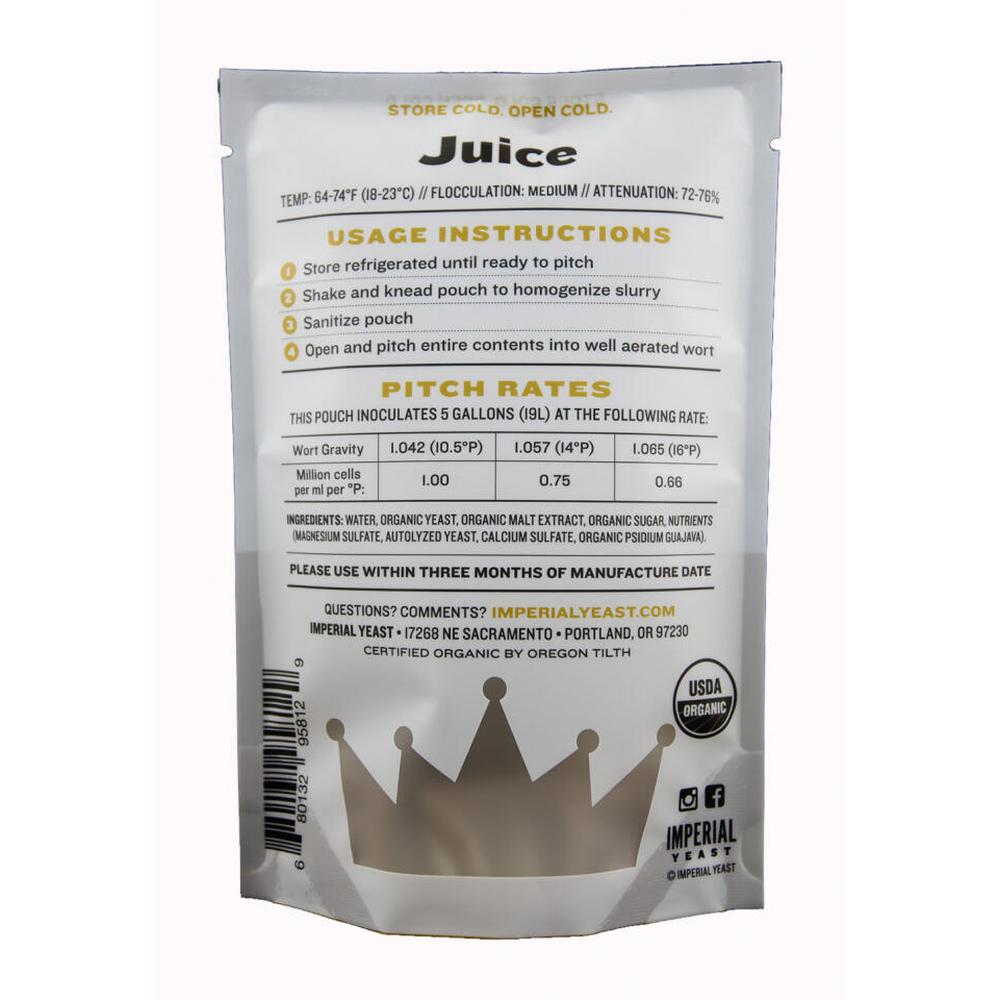 Imperial Yeast A38 Juice gjærpakke for NEIPA, 150g – hjemmebrygg