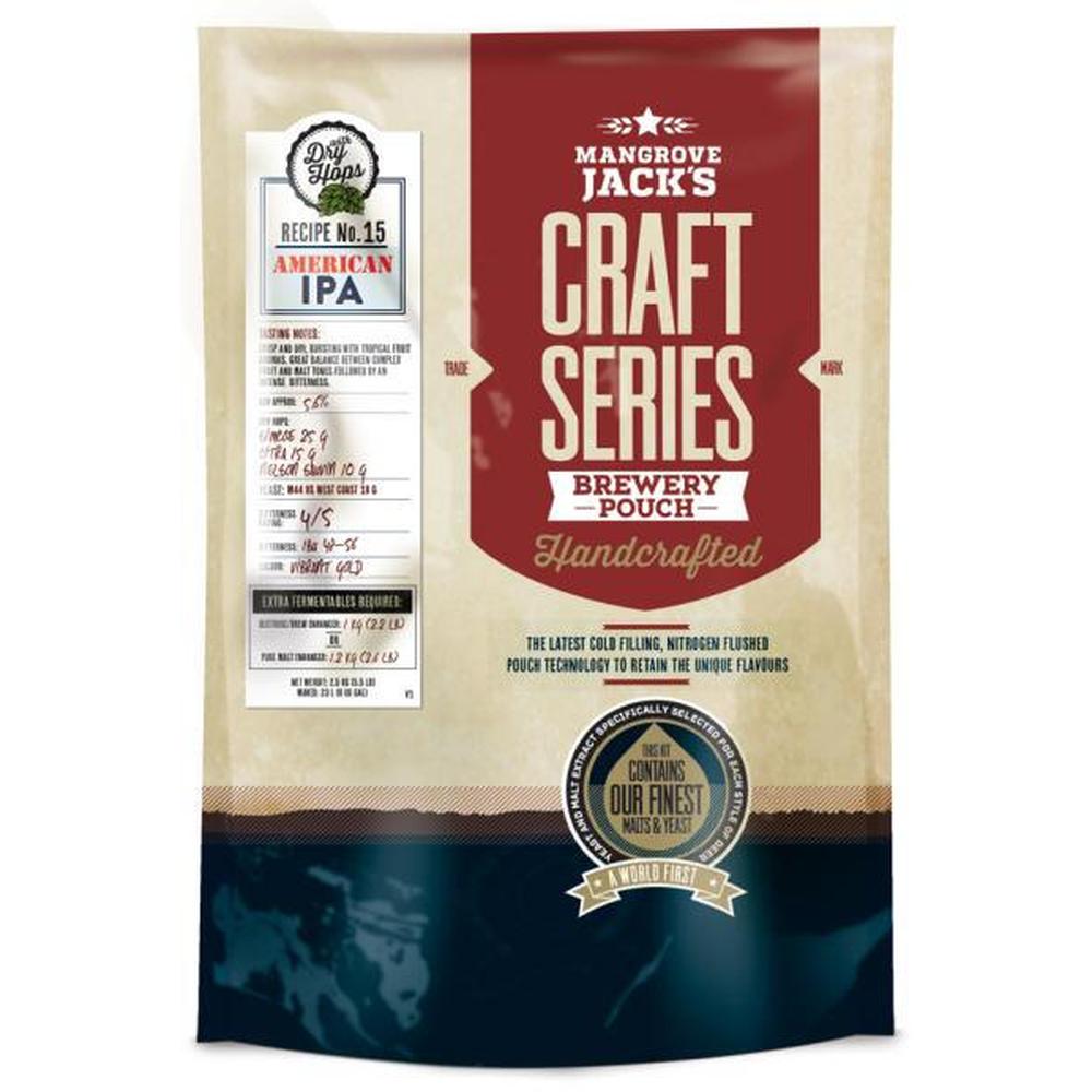 Mangrove Jack's Craft Series American IPA ølsett 2,5 kg – hjemmebrygg