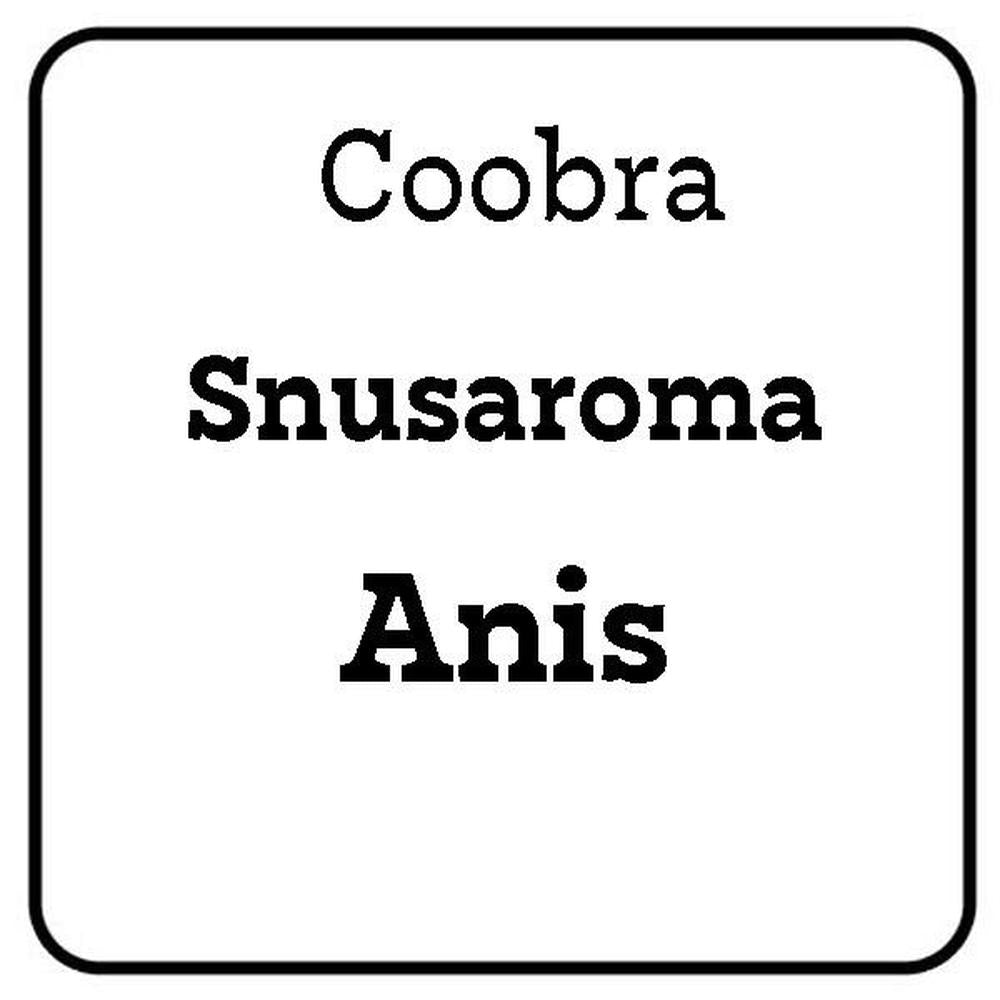 Coobra Snusaroma Anis 25ml flaske.