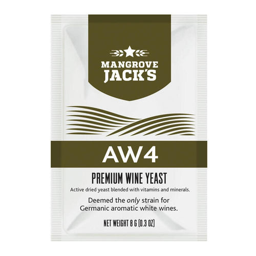 Mangrove Jack's AW4 Premium Wine Yeast 8g for aromatiske hvitviner.