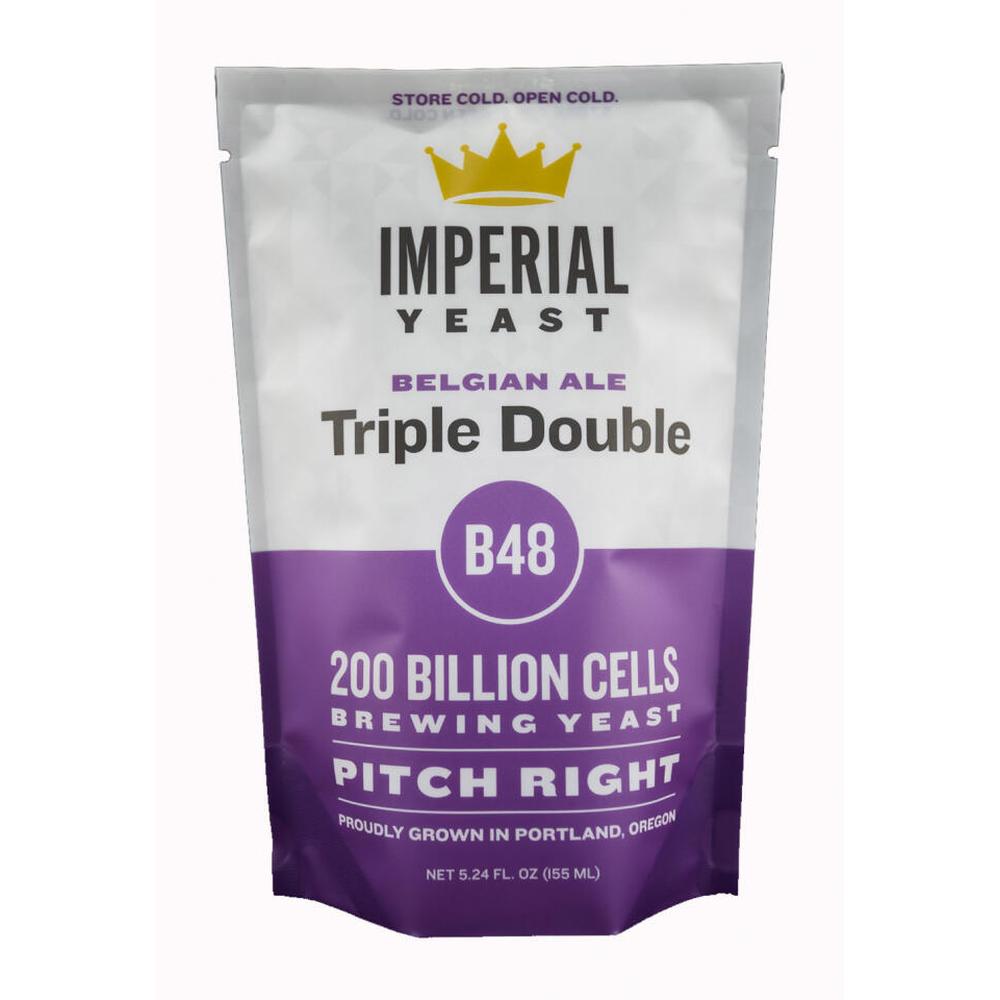 Imperial Yeast B48 Triple Double belgisk abbeygjær, 155 ml pakke.