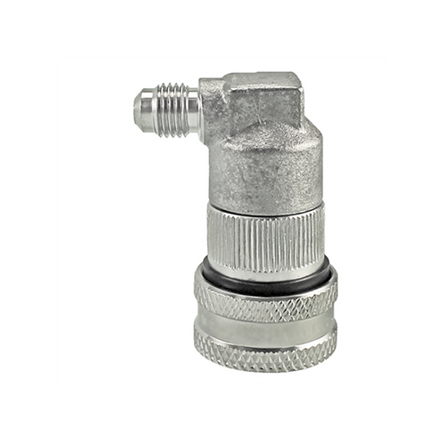 Rustfri ball lock for øl med 1/4'' MFL gjenger, sølvfarget.