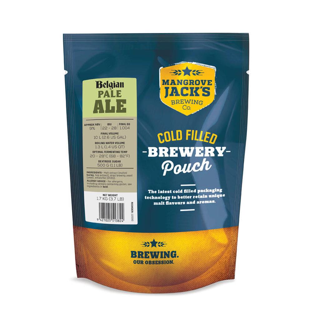 Mangrove Jack's Belgian Pale Ale ølsett 1,7 kg – hjemmebrygg