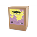 Belgisk Blonde allgrain ølsett 20 liter i pappeske med lilla og gul etikett.