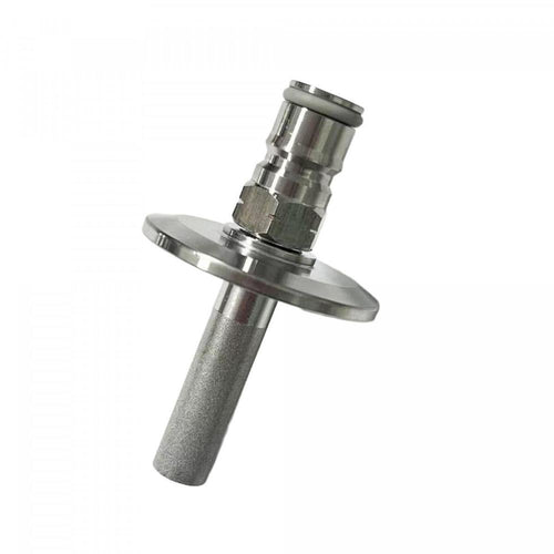 Brew Monk 1.5" TC ball-lock i rustfritt stål med karboneringsstein for karbonering og lufting.
