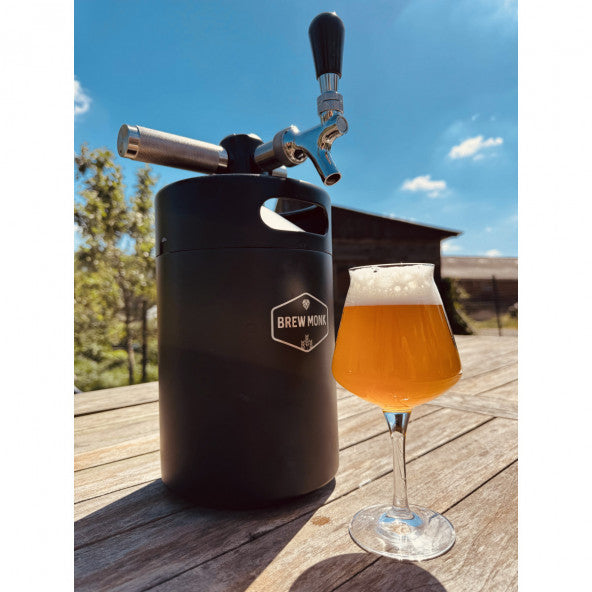 Mini-fat 4 liter - komplett serveringssystem med CO2 - Brew Monk