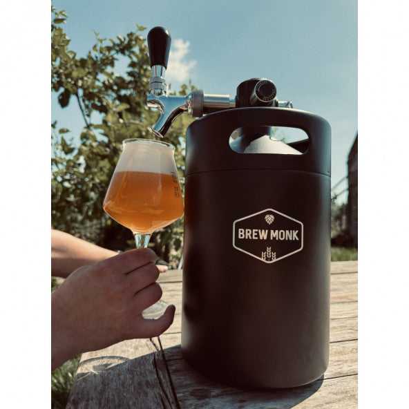 Mini-fat 4 liter - komplett serveringssystem med CO2 - Brew Monk