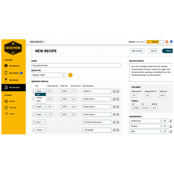 Brew Monk® B70 Wi-Fi – Alt-i-ett bryggesystem 70 L – Brew Monk