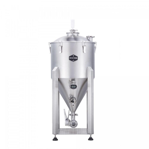 Brew Monk C40 konisk gjæringstank 40L i rustfritt stål med 60° bunn og digitalt termometer.