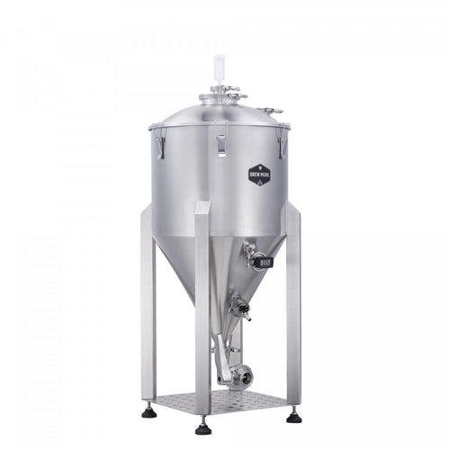 Brew Monk C40 konisk gjæringstank i rustfritt stål, 40L, med digitalt termometer og tappekran.