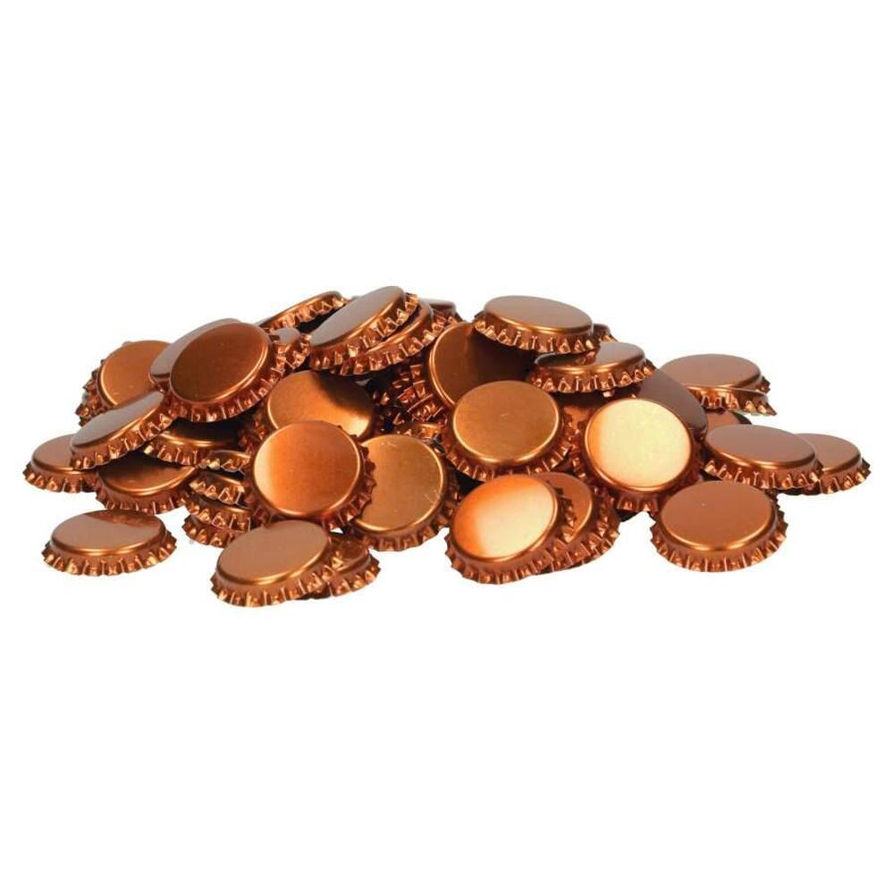 Bronse flaskekapsler 26 mm, 100 stk for ølflasker – hjemmebrygg