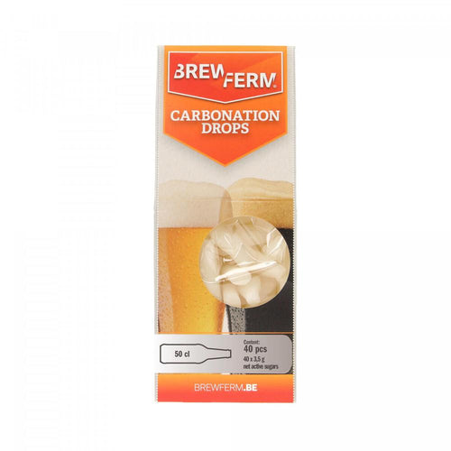 Brewferm karboneringsdråper 40 stk for 50 cl flasker – enkel karbonering hjemmebrygg