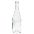 Klar champagneflaske 0,75L i glass, 560g, med 29mm munning for natur- eller plastkork.