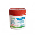 Chemipro Wash 500g alkalisk rengjøringsmiddel for bryggeutstyr, hvit beholder med rødt lokk.