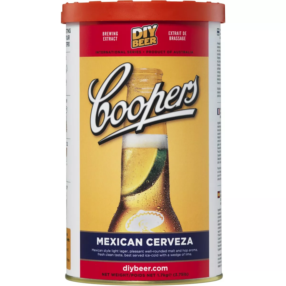Coopers Mexican Cerveza ølsett 1.7kg – hjemmebrygg