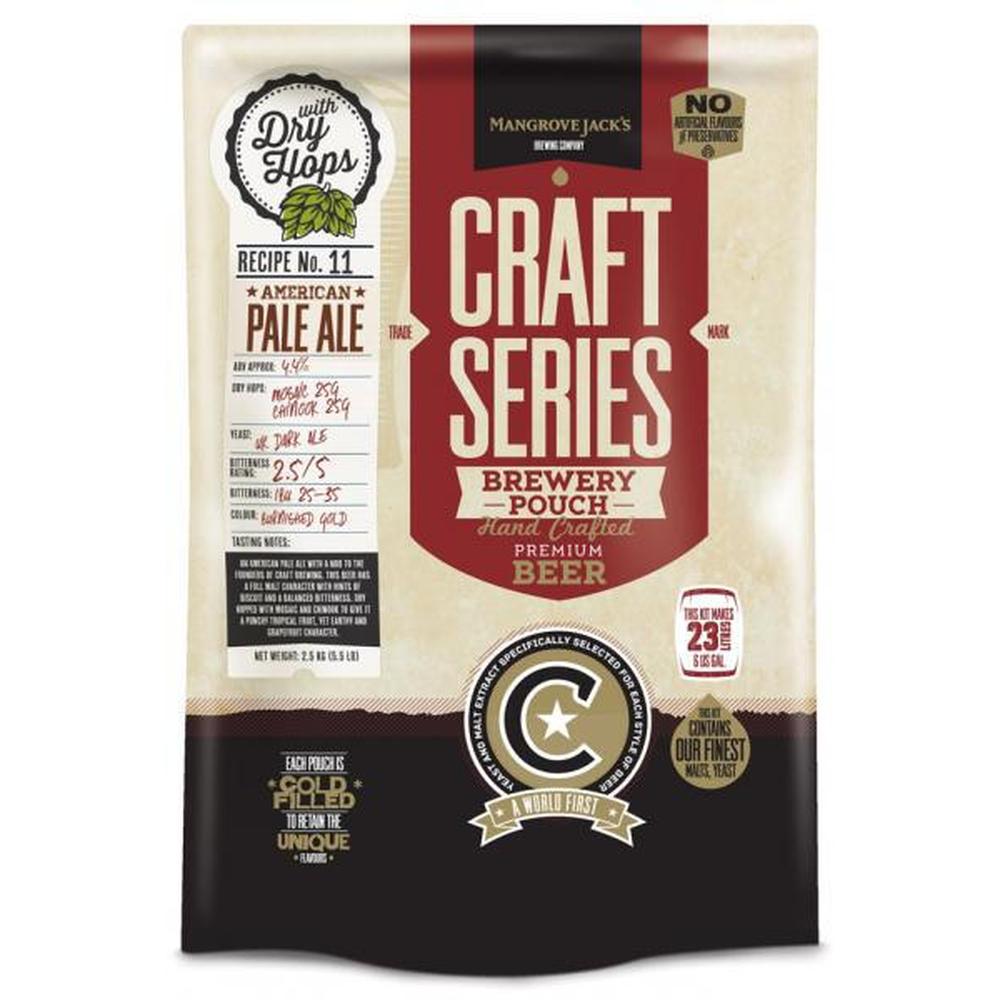Mangrove Jack's Craft Series American Pale Ale bryggesett 2,5kg.