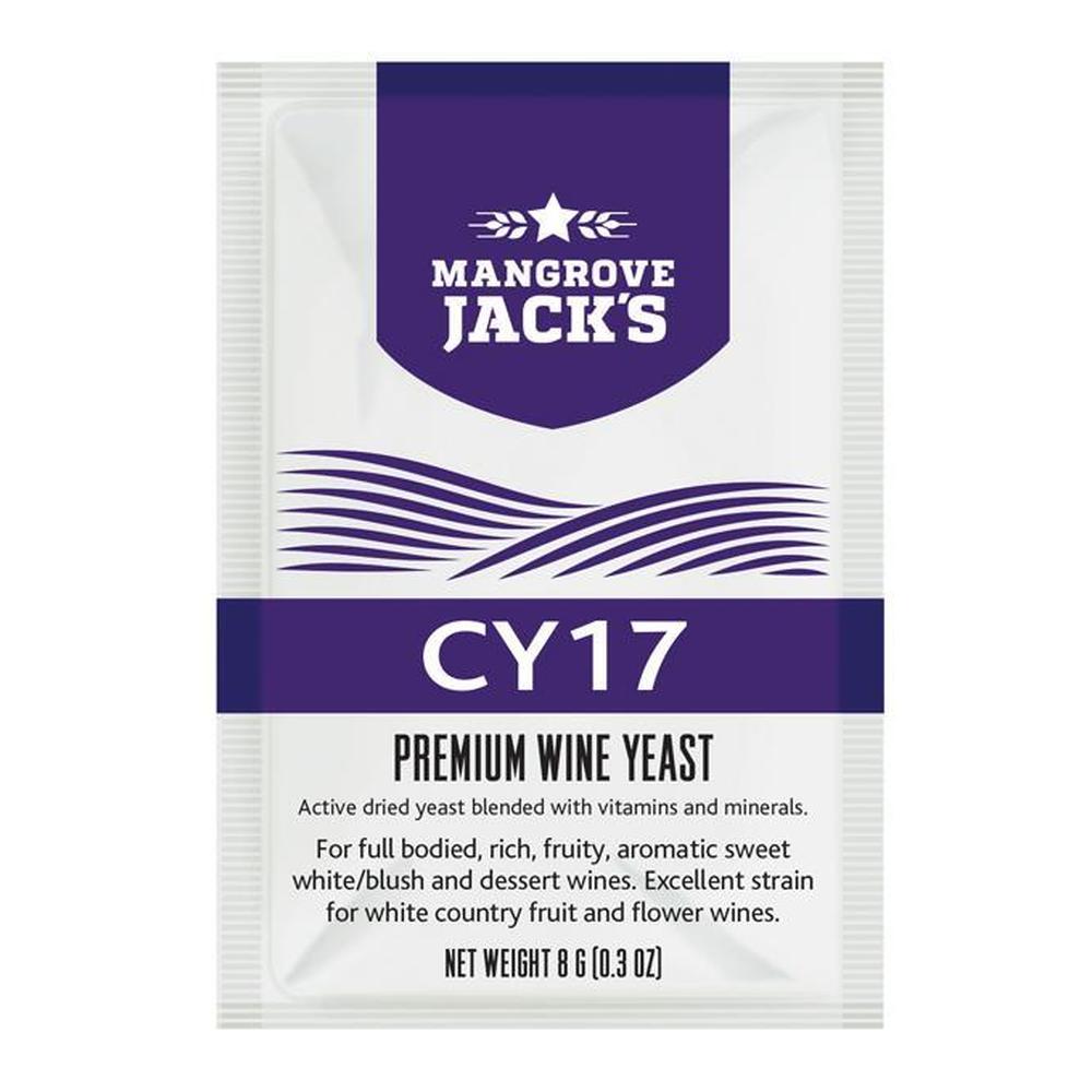 Mangrove Jack's CY17 Premium vingjær 8g for aromatiske og søte viner.