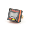 KegLand digitalt manometer med DuoTight 8mm tilkobling, svart og oransje design.