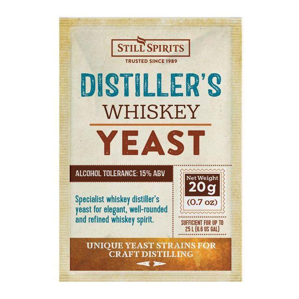 Still Spirits Distiller's Whiskey Yeast 20g pakke for elegant, raffinert whisky.