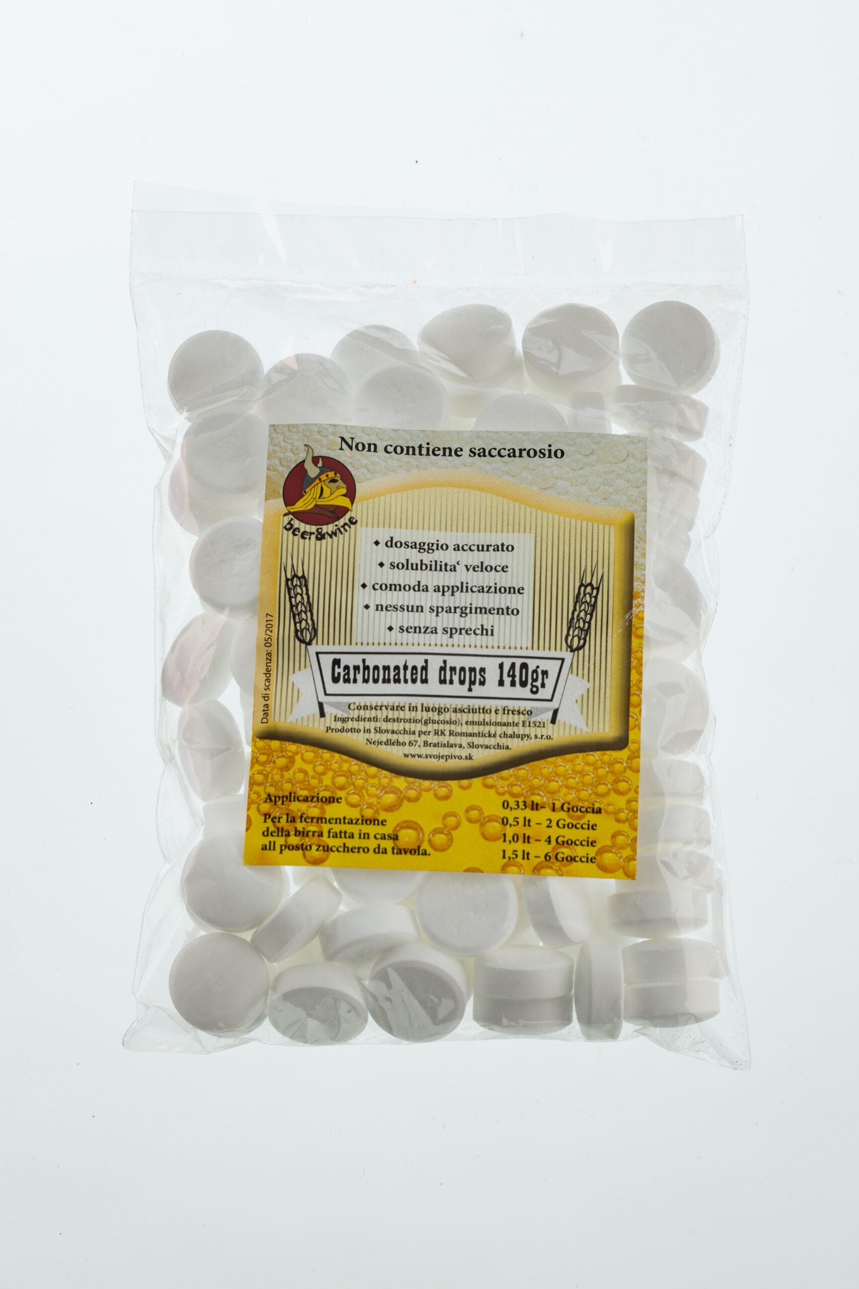 Carbonation Drops – Sukkertabletter til flaskekarbonering