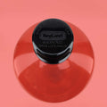 Svart PCO38 erstatningskork til Oxebar polymer-fat, med "High O2 Barrier Cap" og "KegLand" logo.