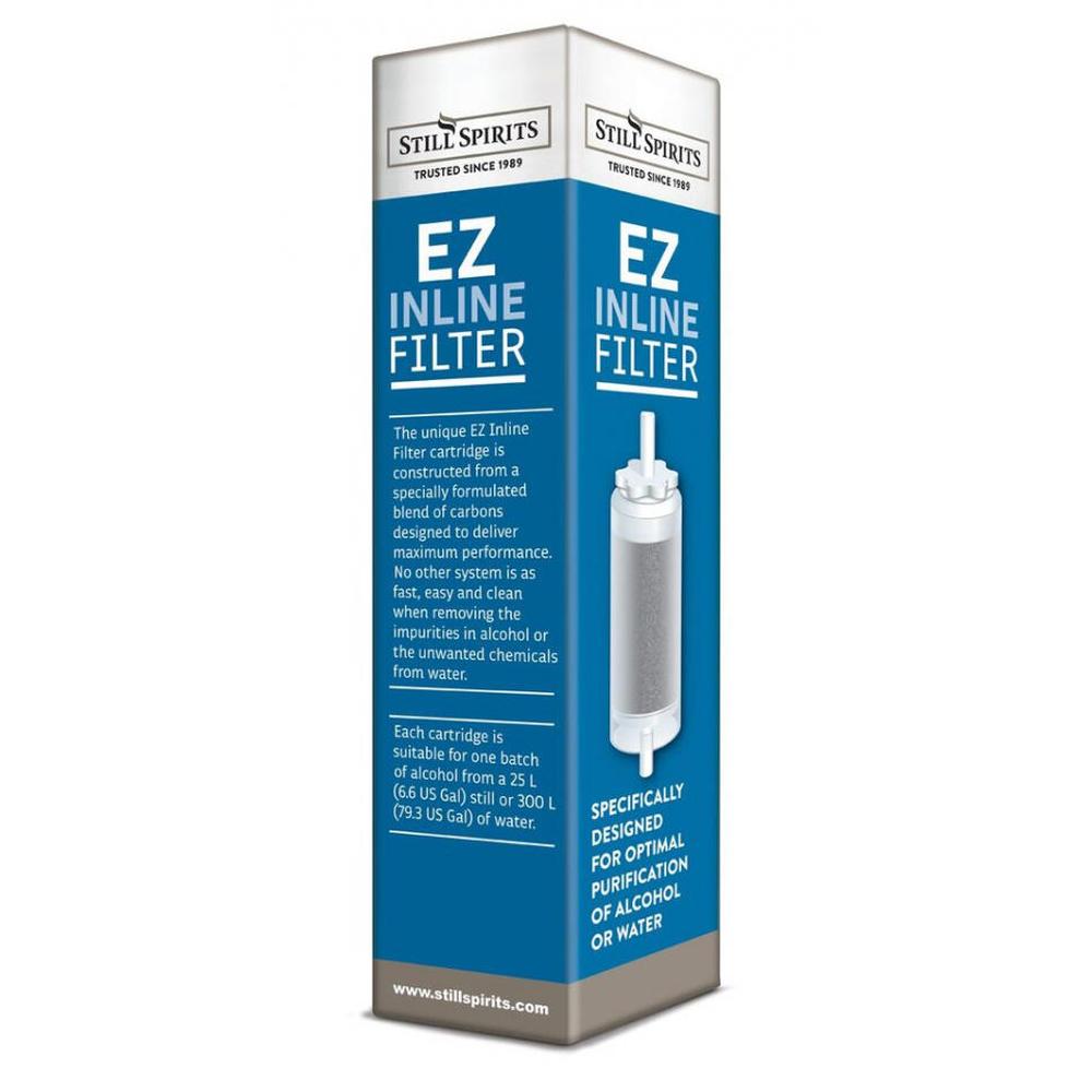 EZ Inline Filter-patron for rensing av alkohol eller vann, 1 stk. – hjemmebrygg