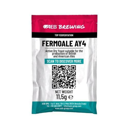 Fermoale AY4 tørrgjær 11,5g for amerikanske og britiske ales – hjemmebrygg
