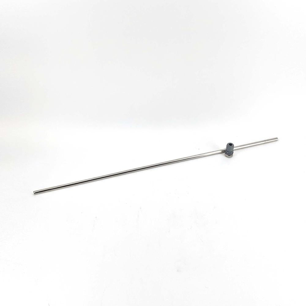 FermZilla Thermowell 60 cm i rustfritt stål med DuoTight gjennomføring for nøyaktig temperaturmåling.