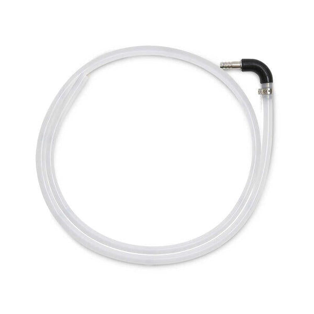 Transparent resirkuleringsslange (1,4 m) med svart 90-graders kobling for Grainfather G40/G70.