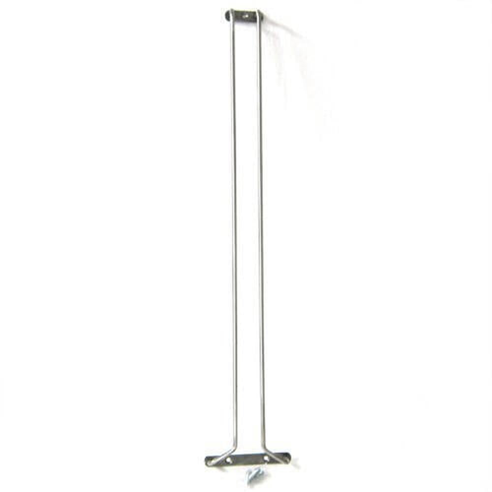 Krom glassrack 60cm for oppheng av stetteglass under hylle eller bardisk.