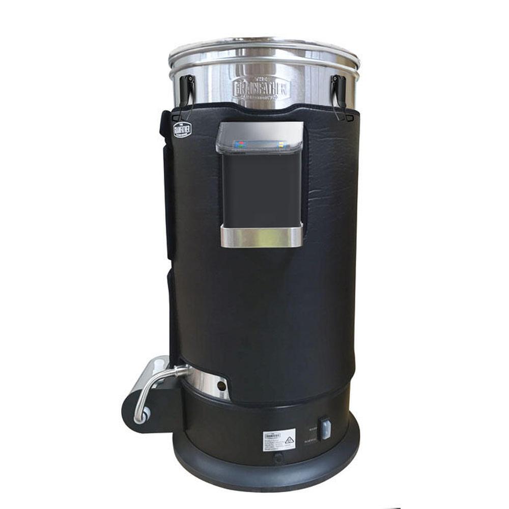 Grainfather Graincoat, svart isolasjonskappe for G30 brygger med utskjæring for kontrollpanel.