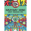 Amundsen HazyDay Hero Hazy Session IPA ølsett med fargerik superhelt-design.
