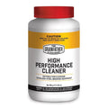 Grainfather High Performance Cleaner 500g for bryggeutstyr, hvit flaske med rød kork.