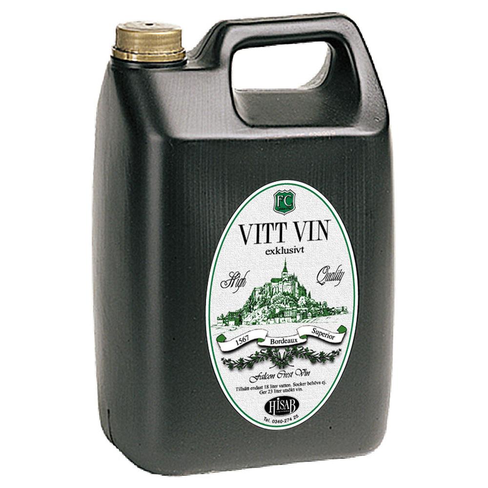 Hvitvin Eksklusiv – vinsett til 23 liter inkl. gjærsett – Falcon Crest