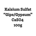 Kalsiumsulfat "Gips/Gypsum" CaSO4 100g – ølbrygging, vinproduksjon, hagebruk