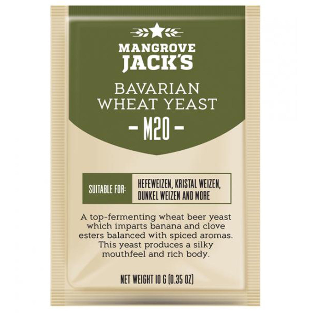 Mangrove Jack’s M20 Bavarian Wheat ølgjær 10g – hjemmebrygg