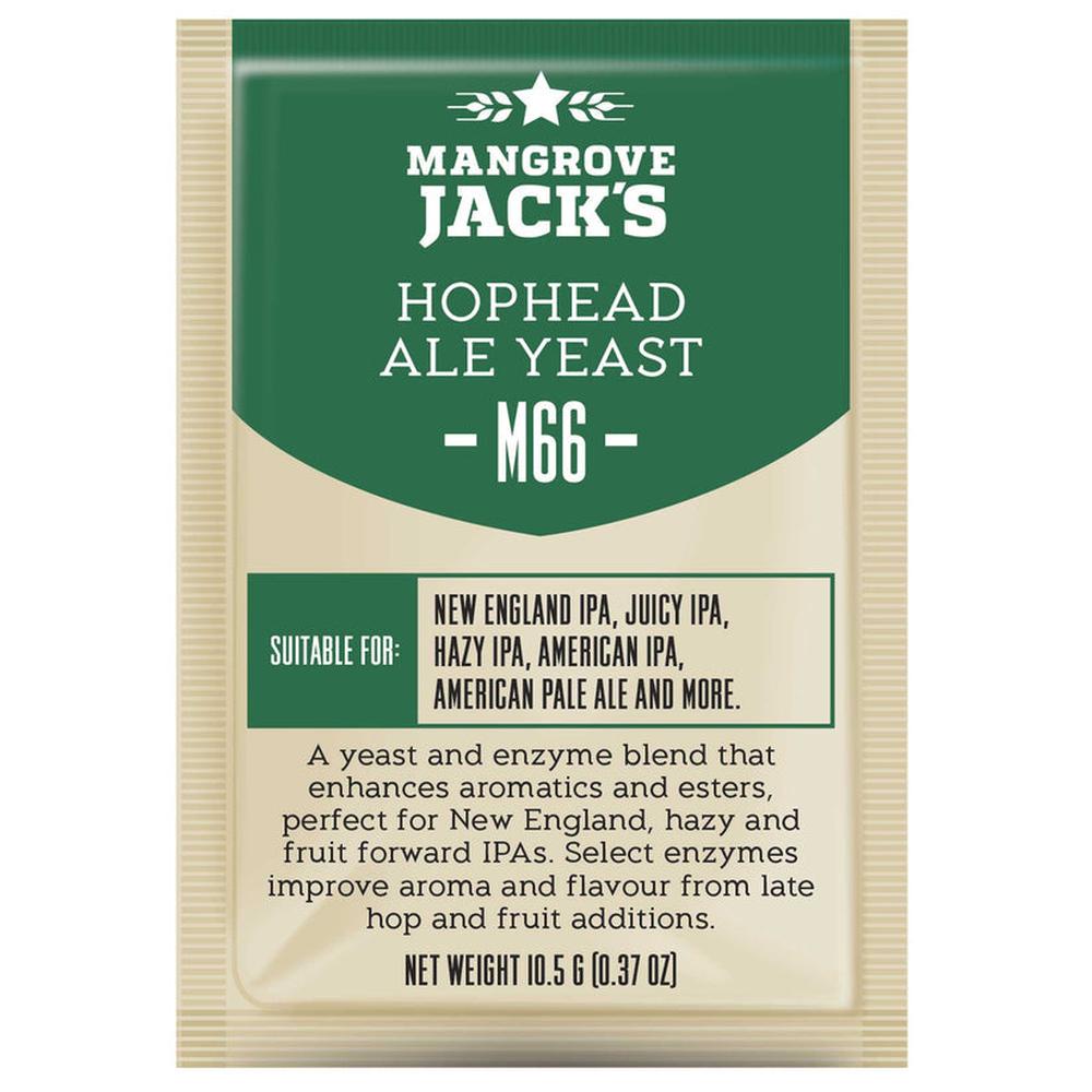 Mangrove Jack’s M66 Hophead Ale Yeast 10,5g – hjemmebrygg