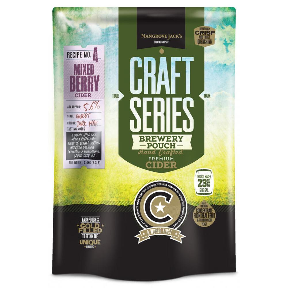 Mangrove Jack's Mixed Berry Cider Craft Series 2,4kg – hjemmebrygg